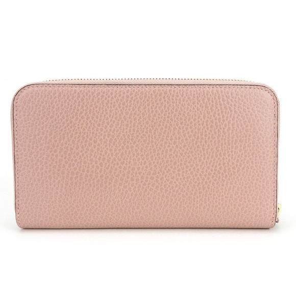 Gucci Long Wallet 449347 Interlocking Leather Pink Round Zipper Accessory Wom... - Picture 3 of 11